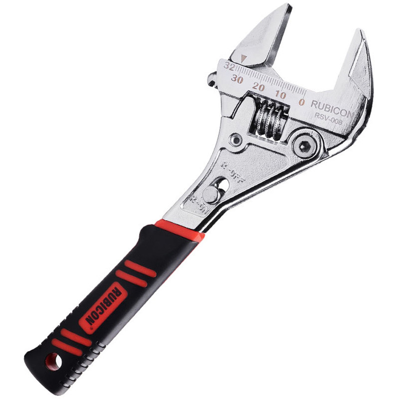 扳手日本罗宾汉rubicon活动棘轮rsv008开口活络扳子活扳手