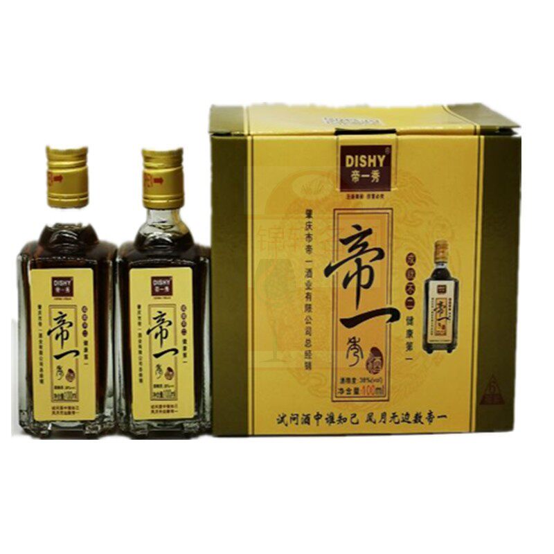 广东特产佛山肇庆帝一秀帝一贡酒38度100ml6露酒果酒