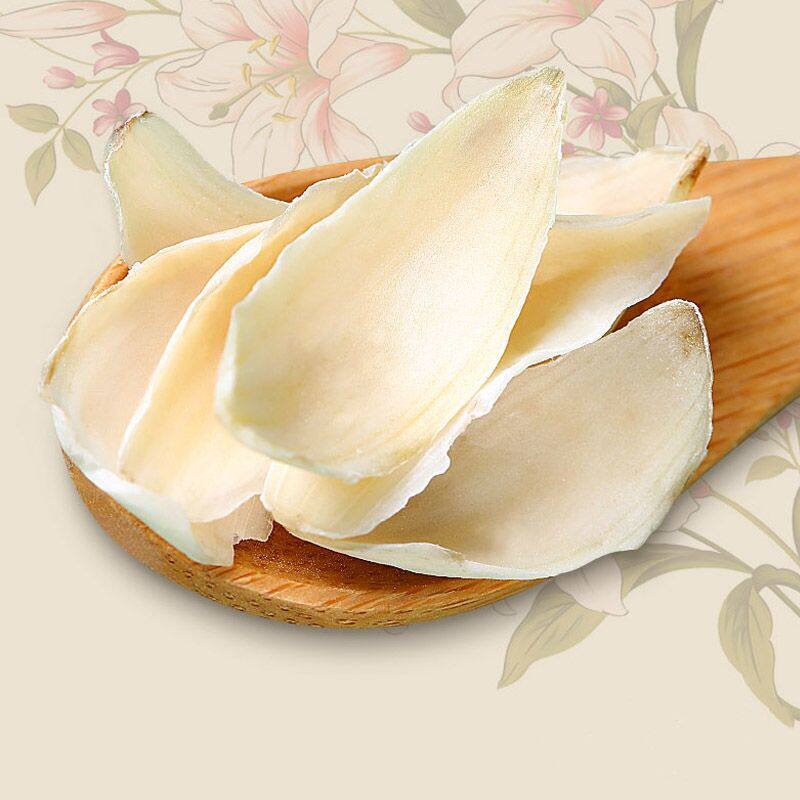 百合新货2022农家自产无硫日晒霍山合片250g百合干