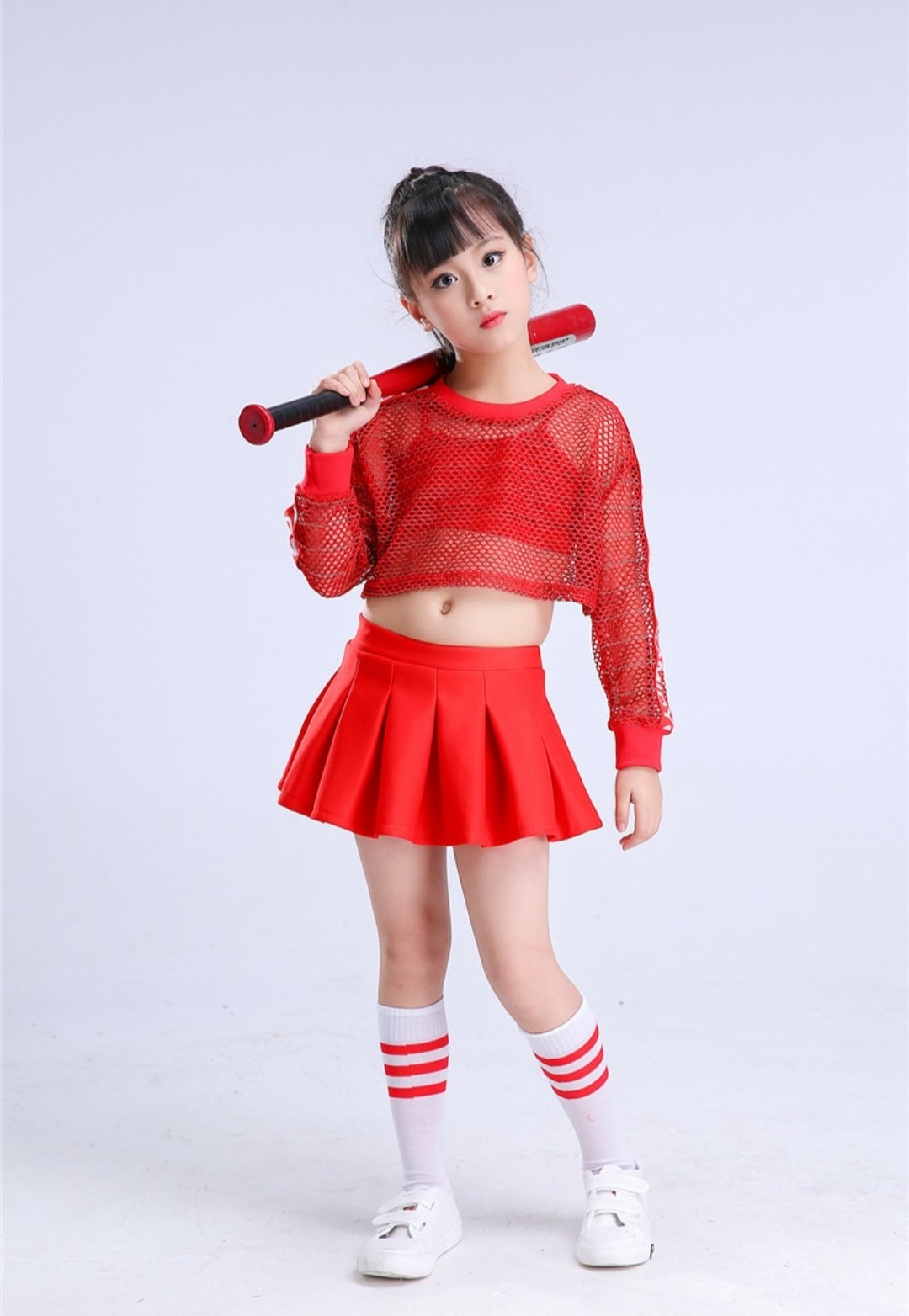啦啦操街舞架子鼓服走六一儿童节演出服小女孩爵士爵士舞舞蹈儿童演出