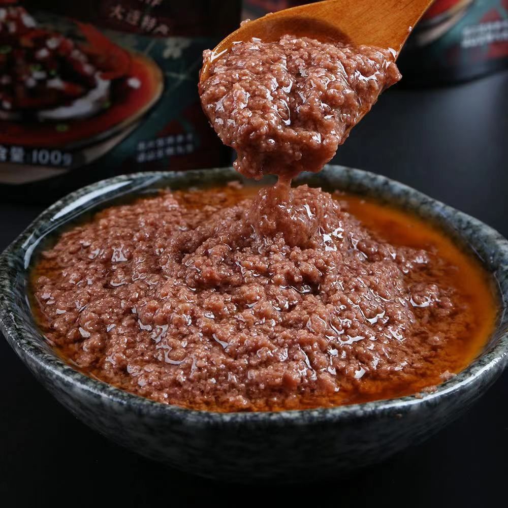 海米虾酱大连特产酱湖高手原味海鲜100g2包虾酱