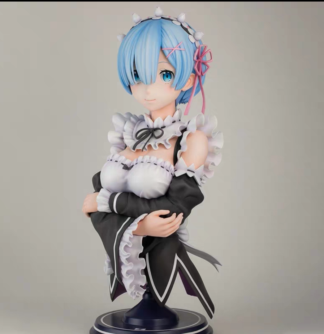 雕像半身蕾姆冒险世界zw零开始nex定制手办手办