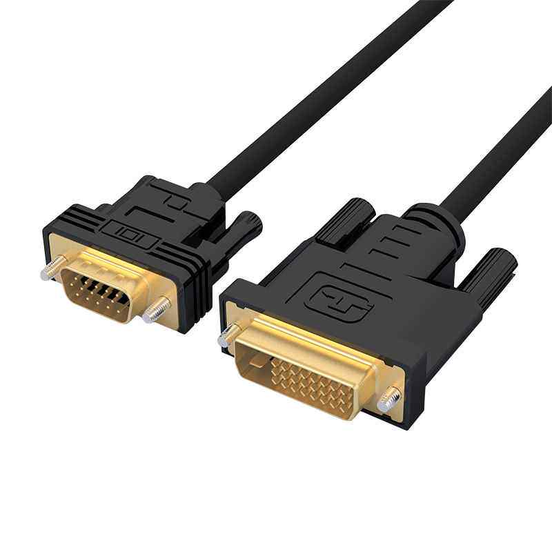 dvi4 12v2gavja高清转换器卡转显示器转接头连接线dvi-d连接线