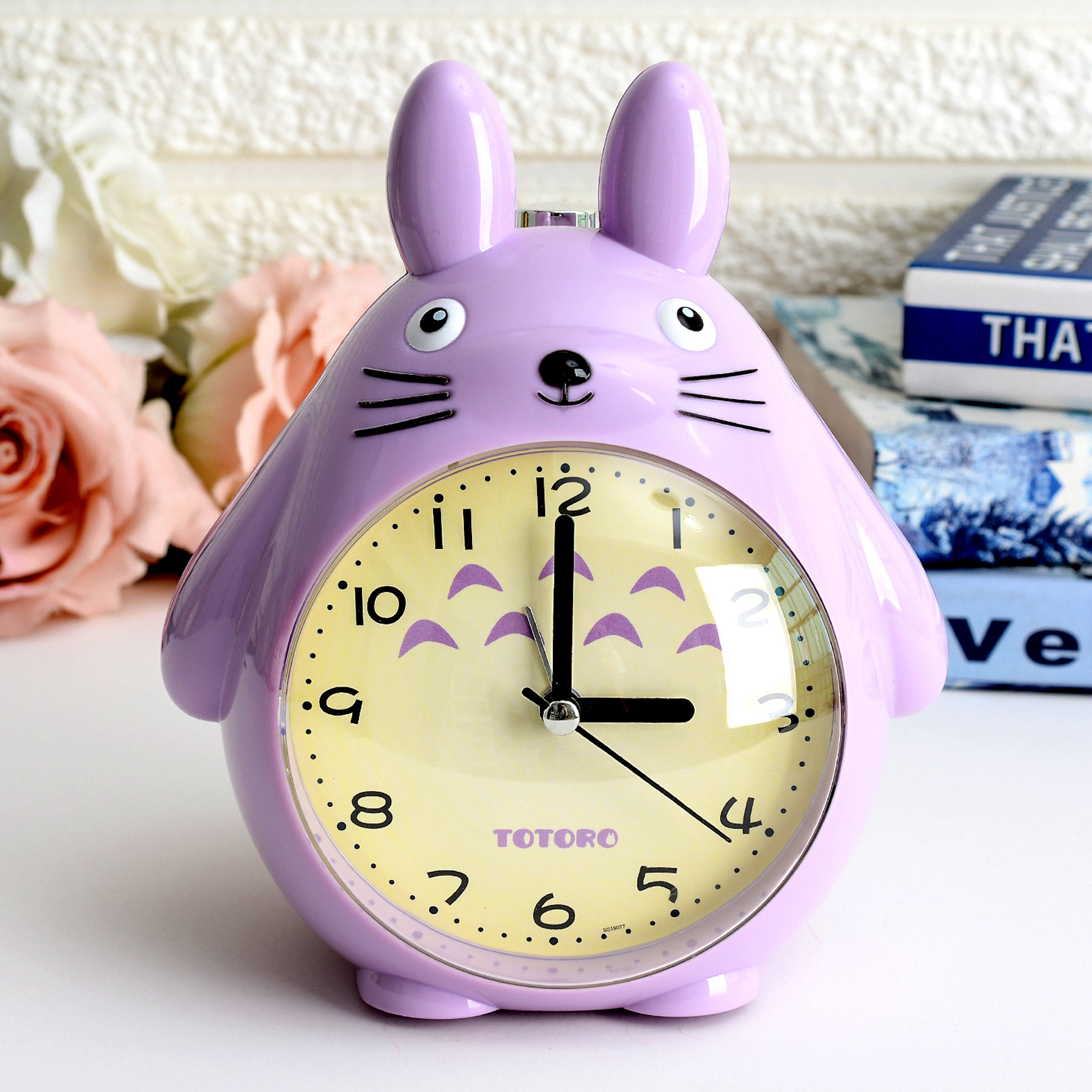 儿童闹钟卡通会说话叫懒虫起床音乐创意学生用床头静音多功能可爱