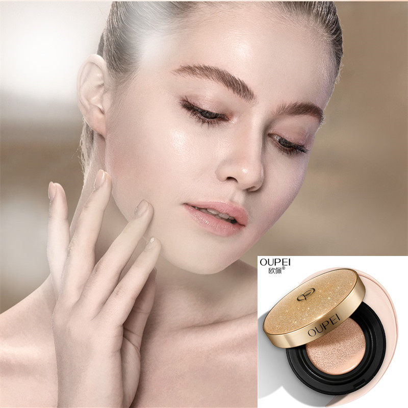 欧佩气垫cc霜遮瑕隔离粉底液持久保湿亮肤彩妆美白bb霜网红正品