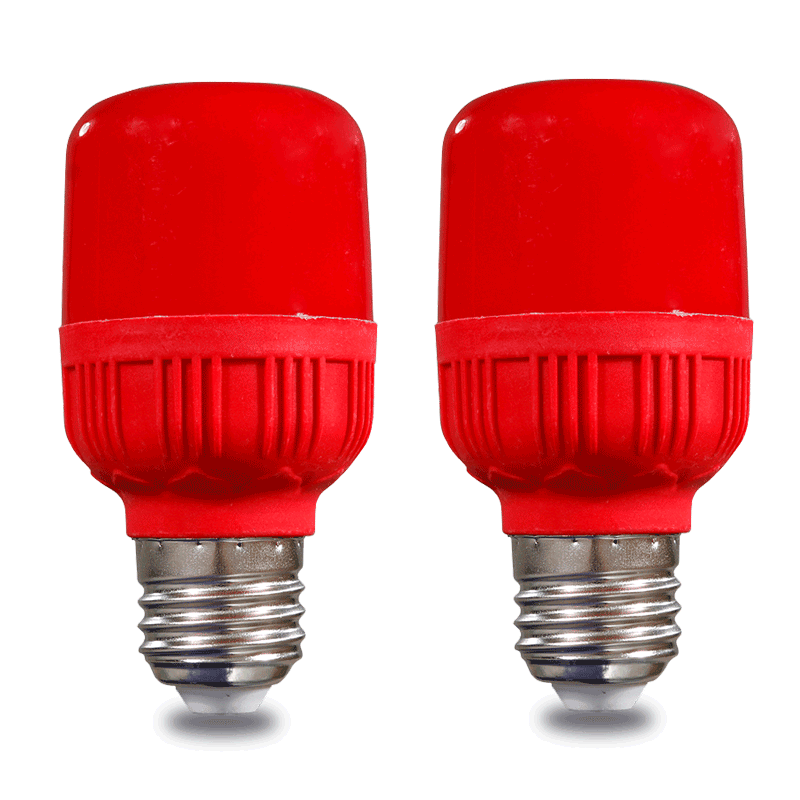 超亮led红光玉米灯笼灯泡红彩色猪肉节能灯植物生长灯标准e27螺口