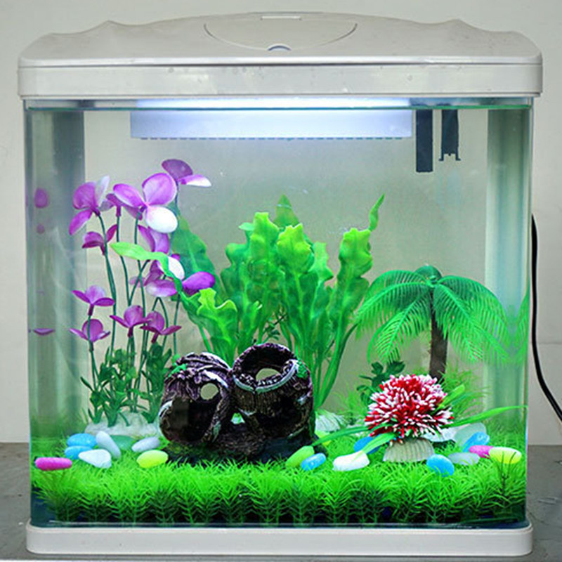 鱼缸造景装饰品小桥风车小船水族箱假山山石摆件造景