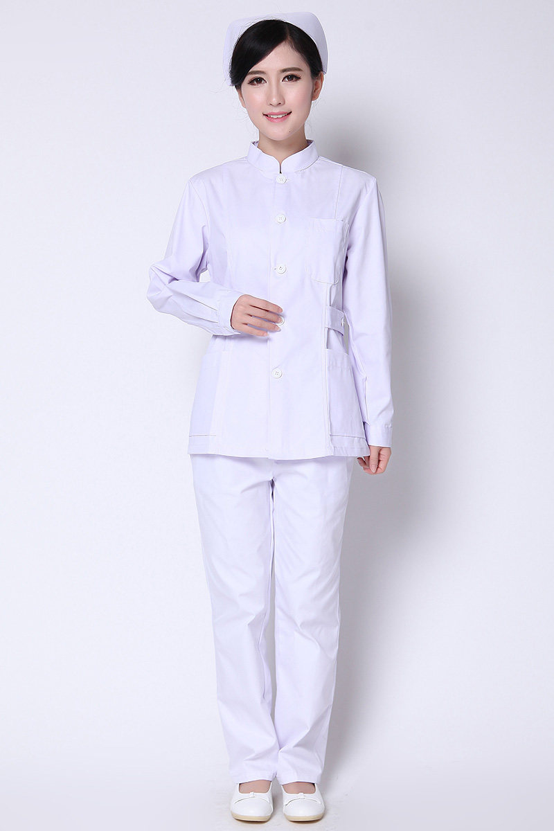 南丁格尔男女立领护士分体套装长袖短款加厚医生医护制服