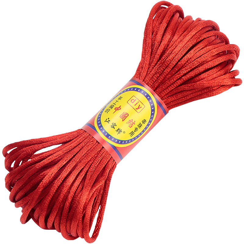 中国手链diy底子拖鞋挂件挂绳手绳绳线中国结绳