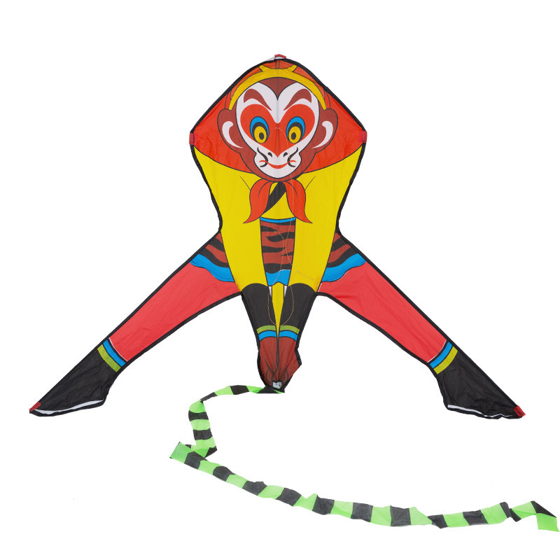舞天潍坊风筝卡通儿童美猴王齐天大圣孙悟空风筝成人三角新款易飞