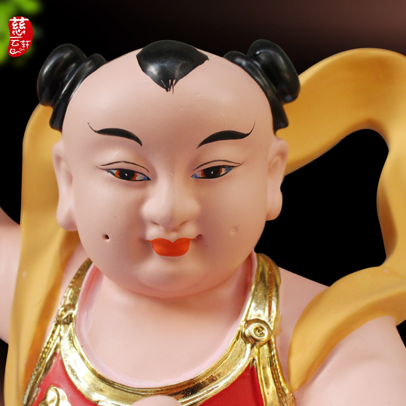 红孩儿佛像善财童子圣婴大王哪吒三太太子树脂供奉摆件