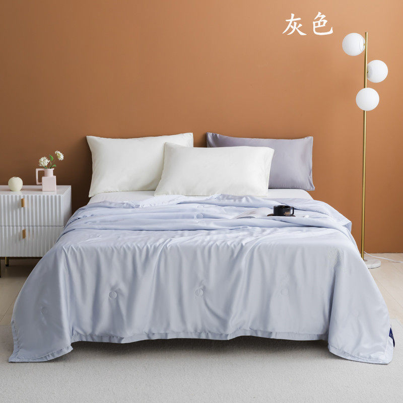 美庭家纺100支天丝珍珠柔软丝滑空调亲肤透气化纤被