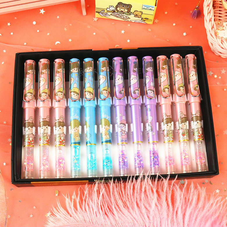 十二星座女生墨囊三年级年级可爱网红樱花专用小学生钢笔