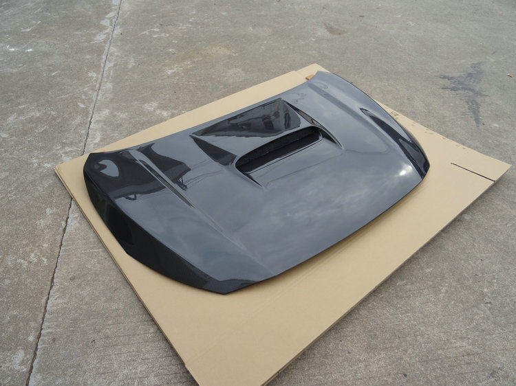 适用于18款斯巴鲁xv sti款碳纤维开孔机盖 引擎盖车头盖机头盖