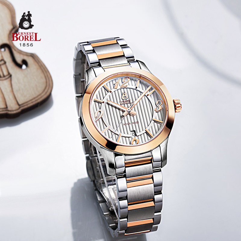 ernestborel依波路女士手表音韵系列瑞士腕表石英表女表瑞士腕表