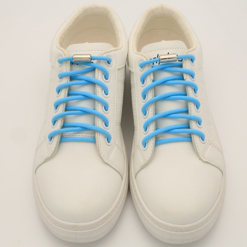 鞋带懒人弹力松紧男女女款运动鞋儿童加粗圆形鞋带