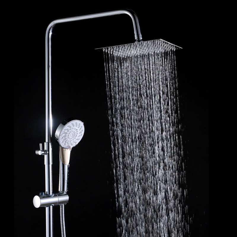 不锈钢浴室增压花洒淋浴喷头淋雨热水器沐浴洗澡淋浴花洒龙头套装