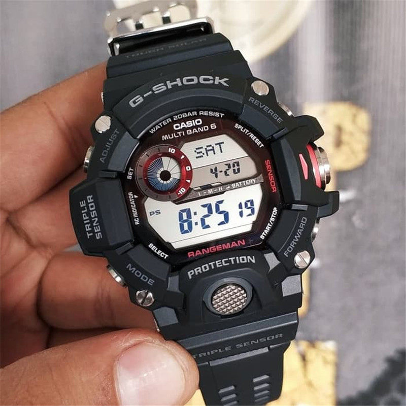 美国代购casio卡西欧gshock猫人9400电波太阳能户外防水男士手表