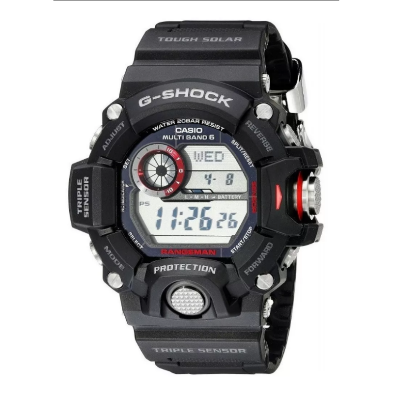 美国代购casio卡西欧gshock猫人9400电波太阳能户外防水男士手表