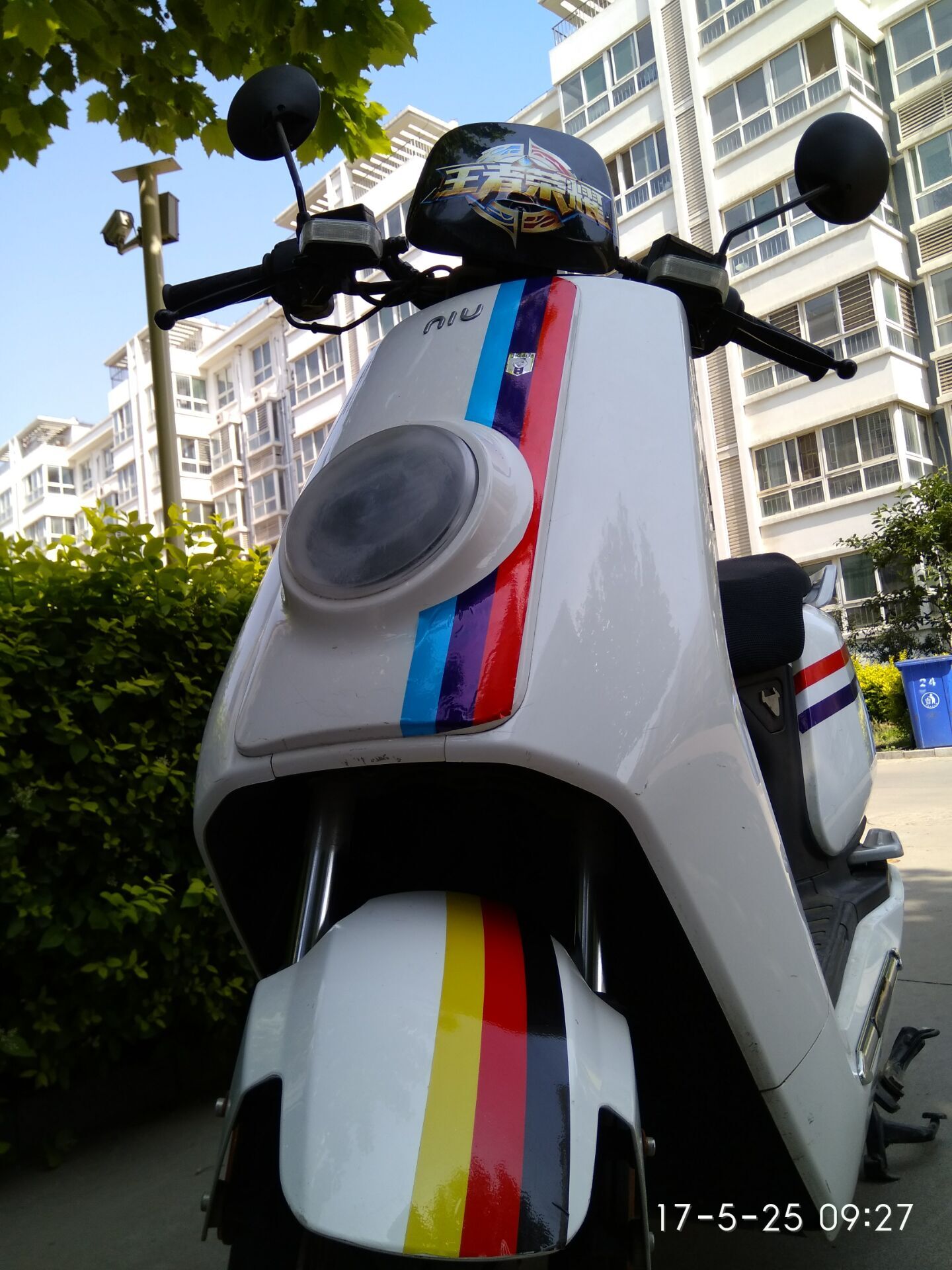 小牛电动车n1s改装车贴小牛拉花贴纸m1反光贴众筹版贴纸