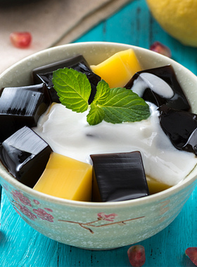 茵缘烧仙草粉植物凉草粉仙草冻原料