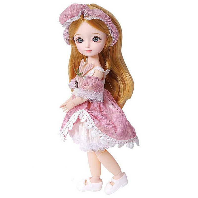 益贝贝恩小公主娃娃玩具30厘米多关节可动萌娃娃娃