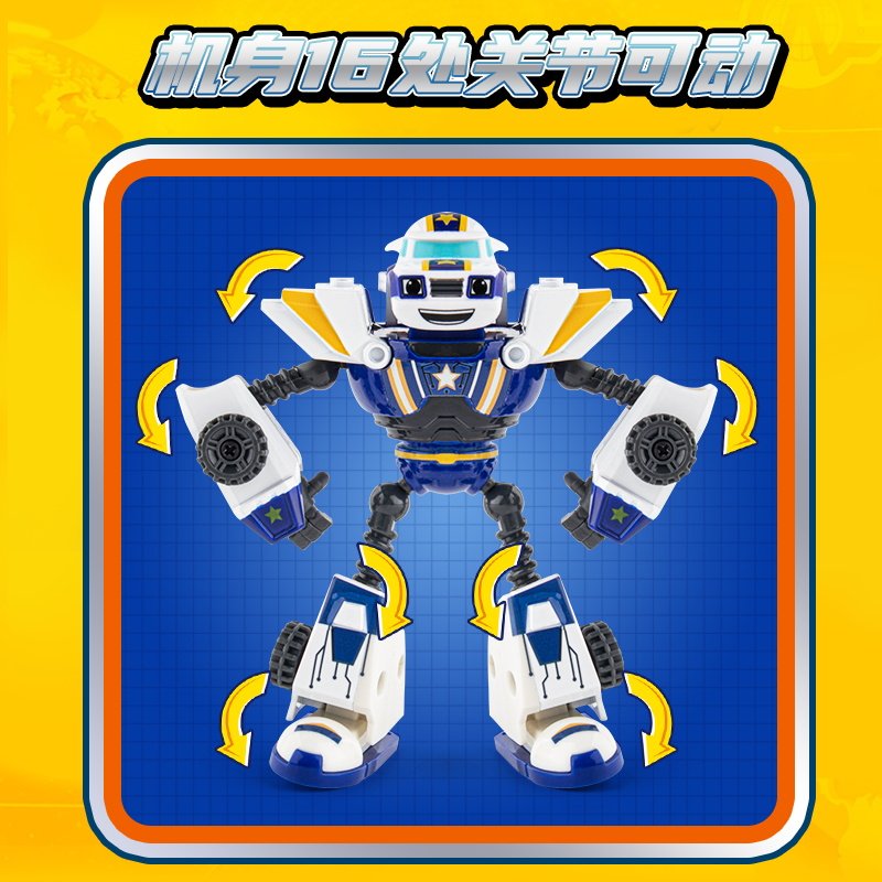 旋风战车车队飚速变形汽车机器人力量玩具宝宝儿童机器人