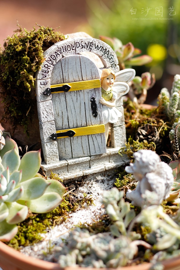 仙女外贸欧美景观树脂摆件花仙子天使fairygarden花园摆件