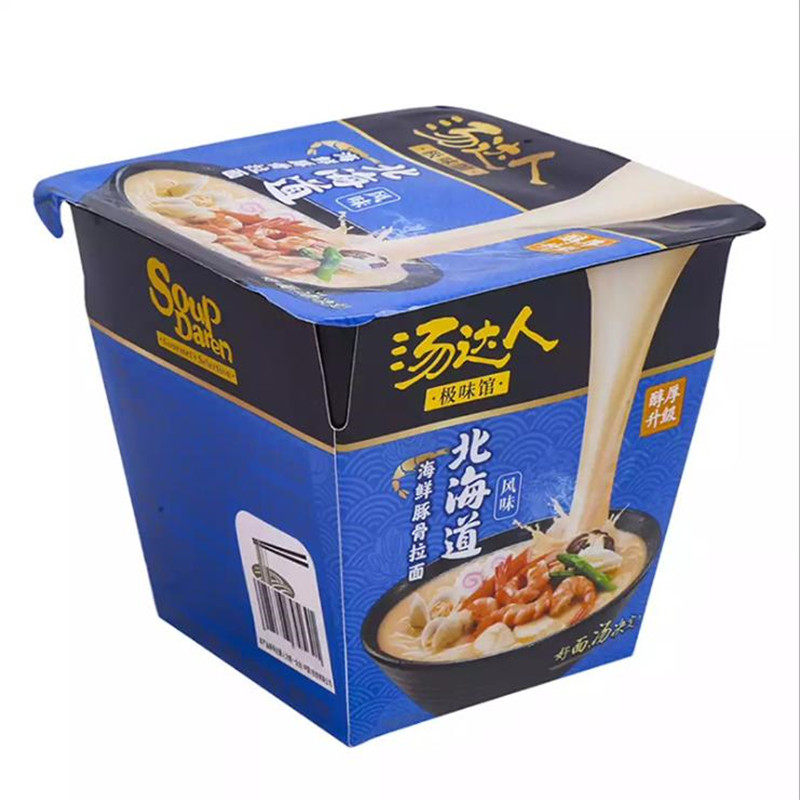 统一汤达人极味馆熊本北海道海鲜日式豚骨方便面