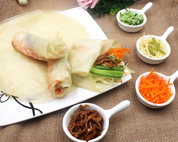 东北特产榆林镇小榆树筋饼 手工卷饼春饼皮薄面饼春卷皮面食20张