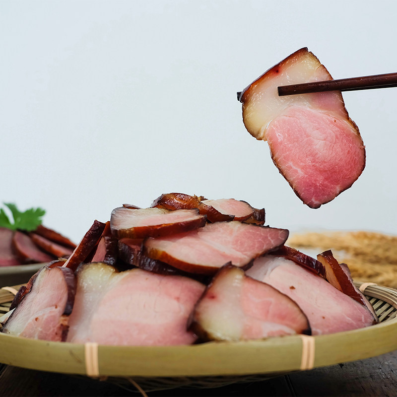 烟熏腊肉正宗四川二刀肉坐蹲肉500克柏丫腊