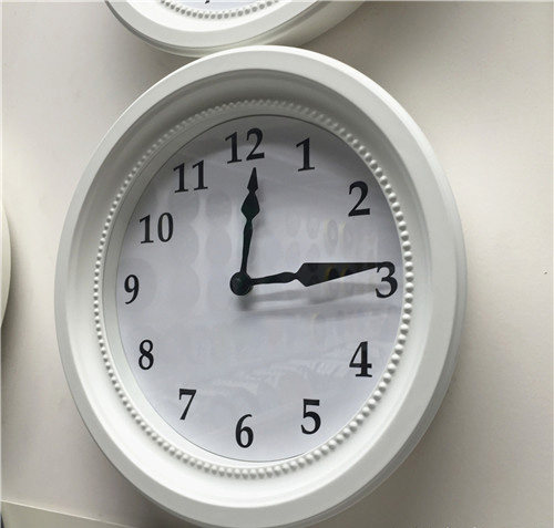 ikea宜家国内代购桑卓装饰圆形挂钟时钟35cm挂钟