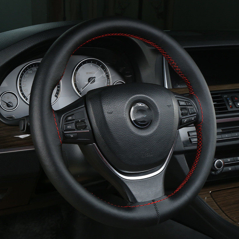 汽车车手把套车内饰品皮质方向盘汽车用品透气吸汗方向盘套