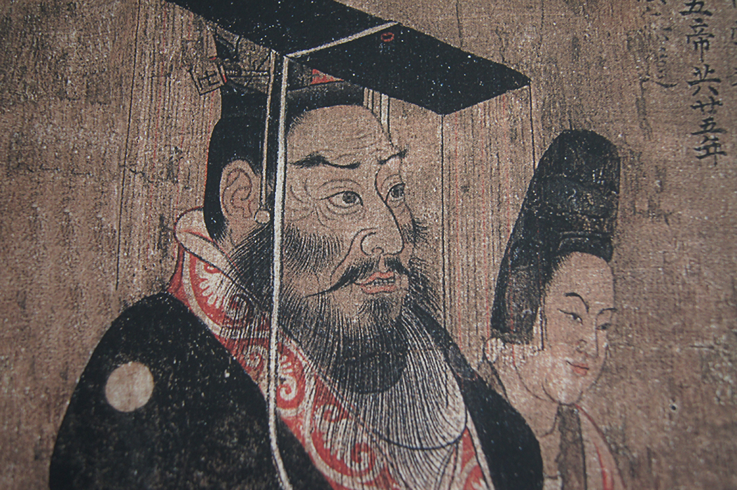 帝王历代立本阎立本国画宣纸微喷艺术复制高清国画