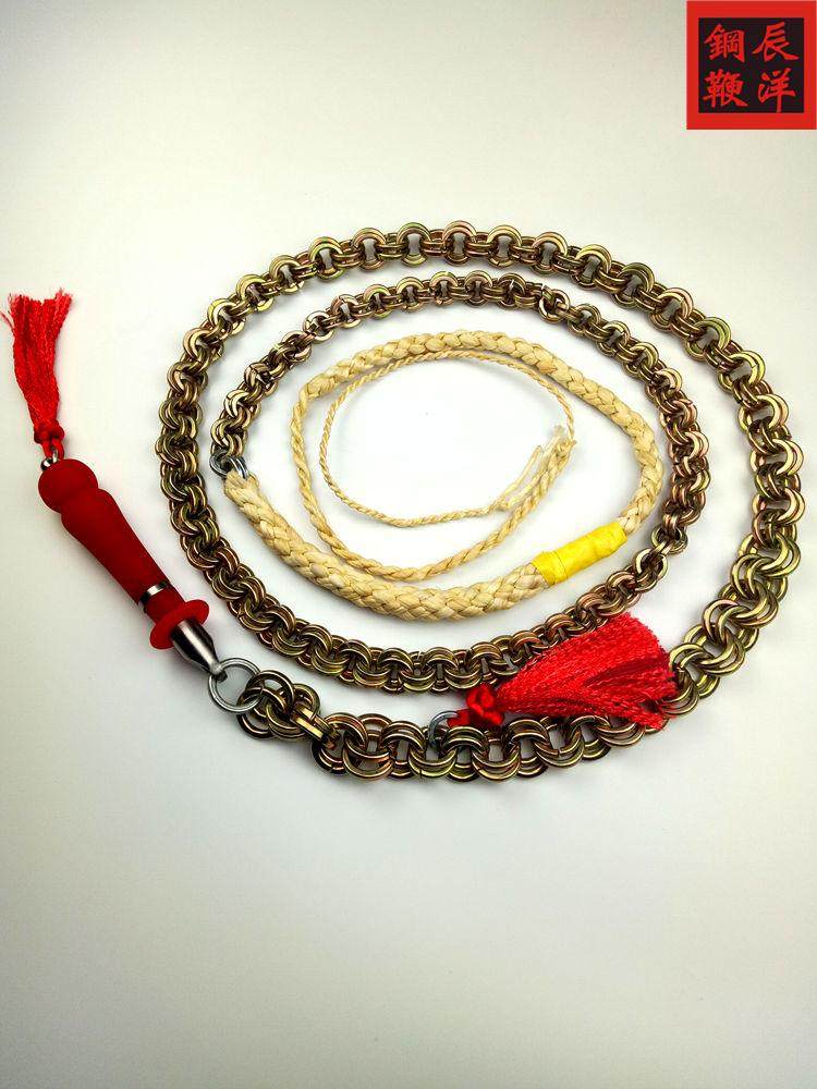 麒麟鞭链甩鞭链子健身鞭锰钢不锈钢碳钢双环链条厂家直销包邮