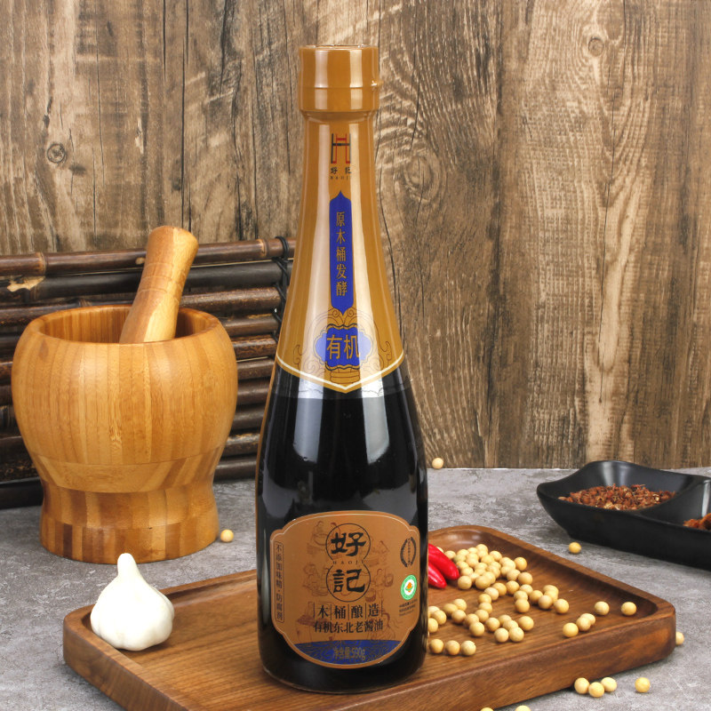 好记木桶酿造有机东北酱油590g酱油