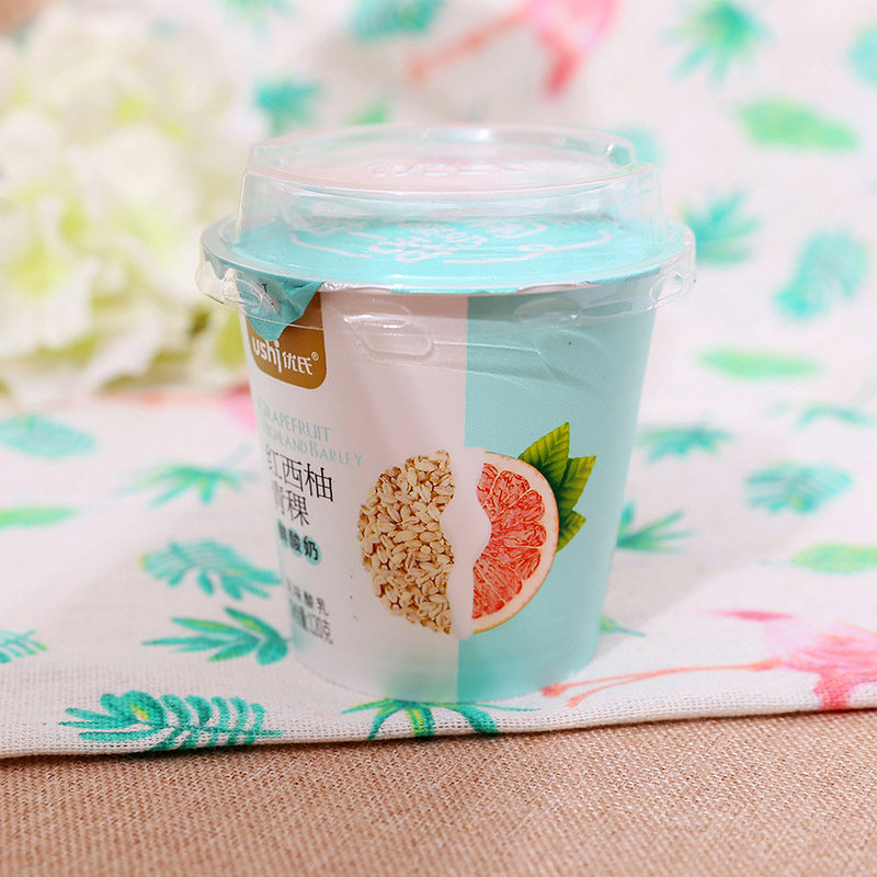 优氏红西柚青稞酸奶120g湖南皇氏牛奶益生营养酸奶