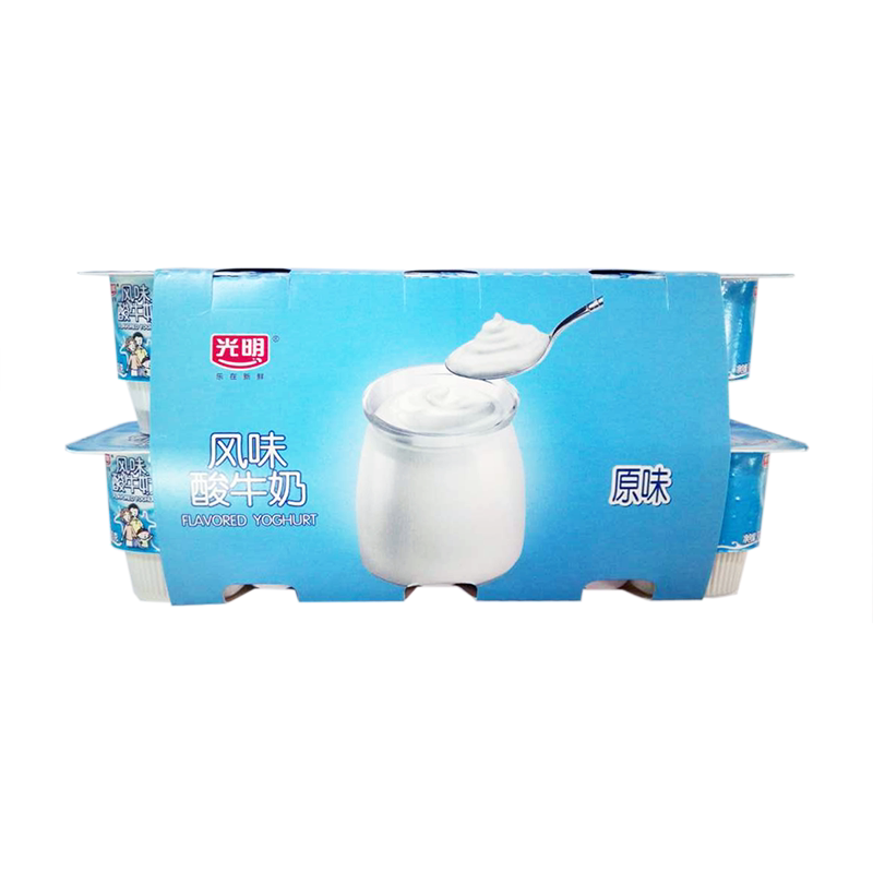 光明原味酸牛奶90g16杯酸奶新鲜营养活性低温奶