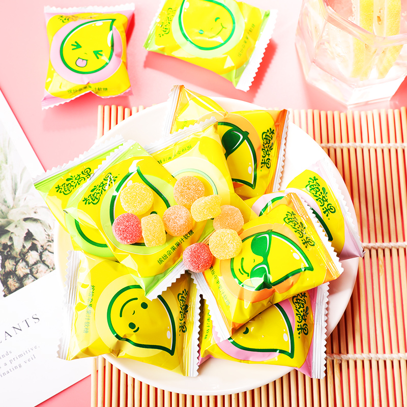 雀巢趣满果缤纷杂果汁软糖100g糖果