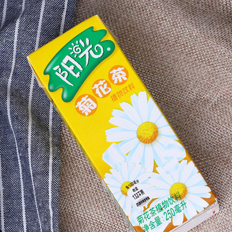 可口可乐阳光菊花茶饮料 250ml/盒