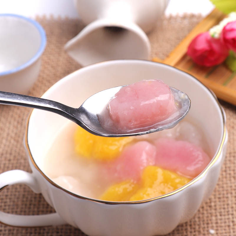 三全花漾芋圆360克糯米甜品炫彩白糯米粉营养汤圆