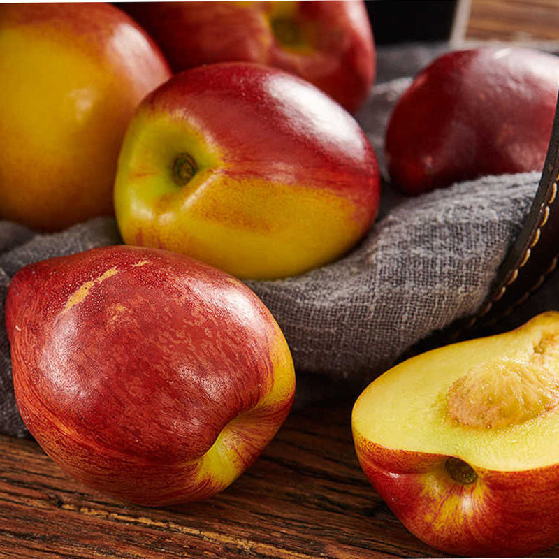 红油油桃500g份果光滑无毛鲜果清香应季当季桃