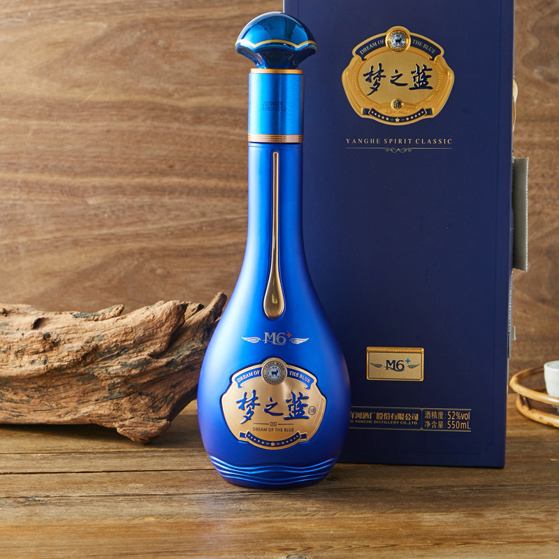 52度洋河梦之蓝m6 550ml/瓶白酒 | 好酒推荐