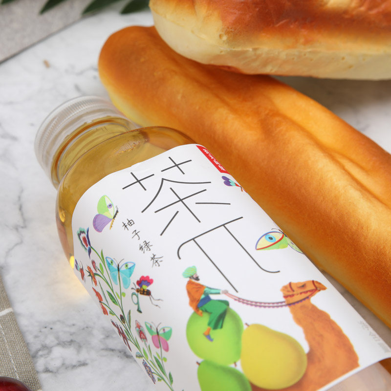 农夫山泉果味茶饮料柚子绿茶500ml茶饮料