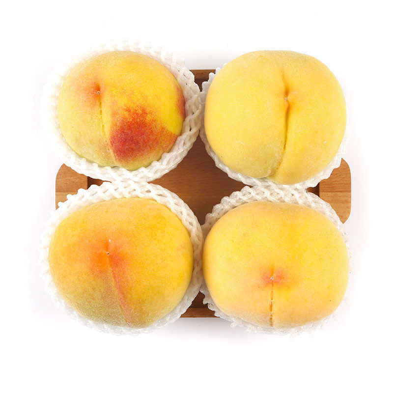 黄桃4个900g以上鲜果精选当季光滑细嫩酸甜桃