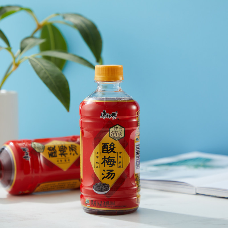 康师傅酸梅汤330ml12瓶山楂饮品清爽休闲混合果味