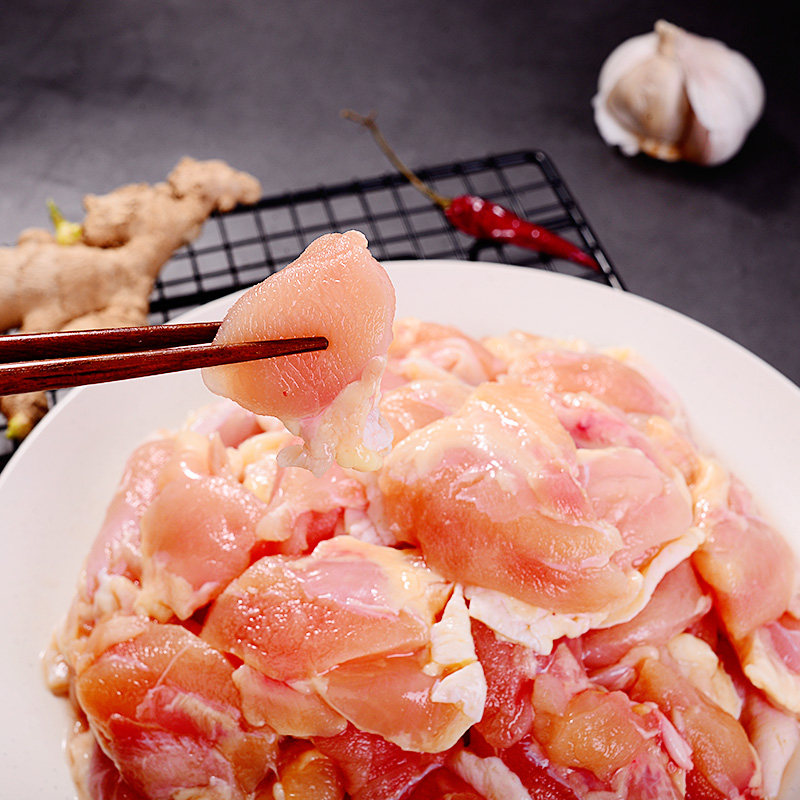 新鲜六和优选鸡肉肉块350g食品食材美味鲜活生鸡肉