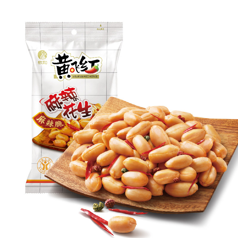 黄飞红麻辣花生210克袋