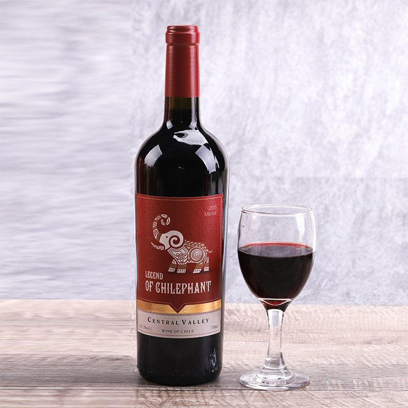 智利智象象传奇美露干红葡萄酒750ml干红静态葡萄酒
