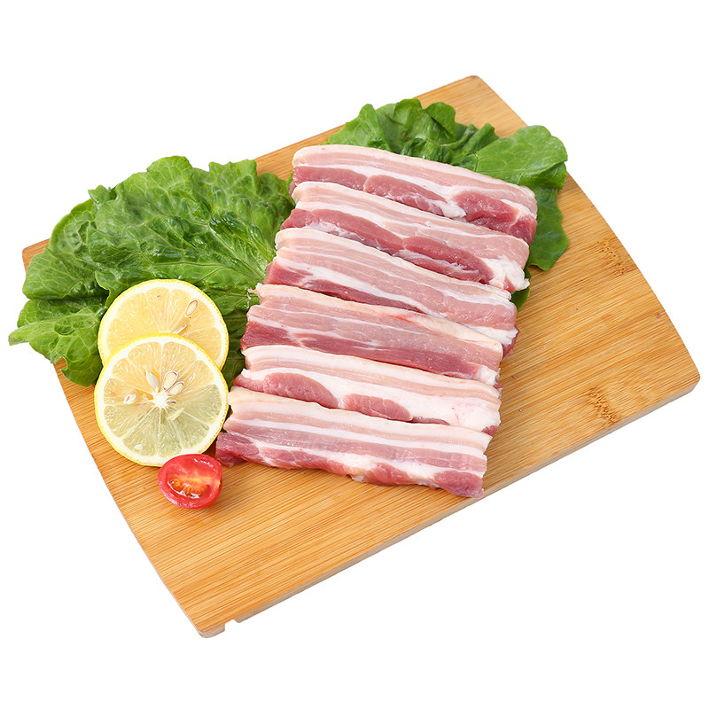 精品冰鲜精制腩肉300g猪肉肉食食品新鲜肉质生猪肉